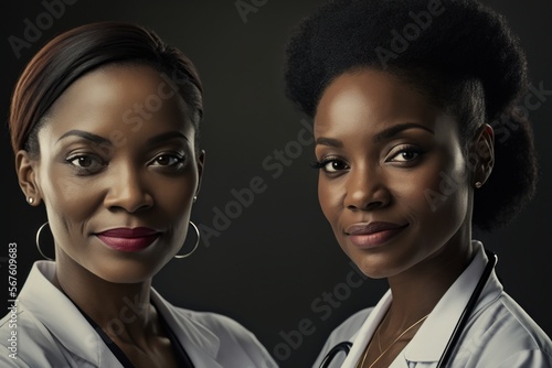 Doctors Multiracial Women (generative AI)