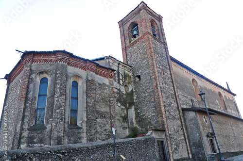 Franciacorta, Chiesa e convento della Santissima Annunciata al Montorfano di Rovato al tramonto (Brescia) 