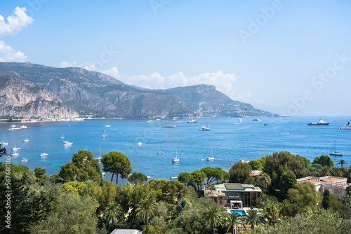Bay of Villefranche Sur Mer, Cote d`Azur, France
