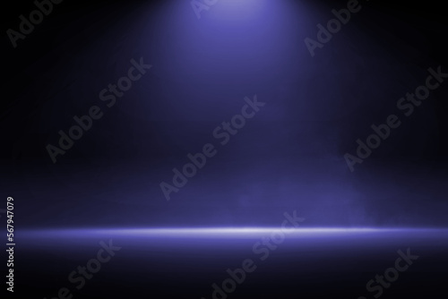 spotlight and studio room abstract background