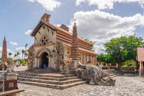 Dominican Republic. Church in Altos de Chavon.