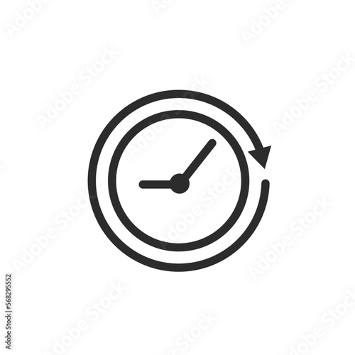 long life time or durable icon vector concept design template