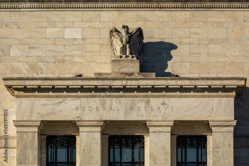 Partial View of the Federal Reserve ("Fed") Headquarters Office Building in Washington, D.C.