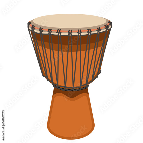 Djembe Illustration musical instrument 