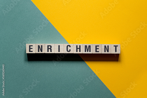 Enrichment - word concept on cubes