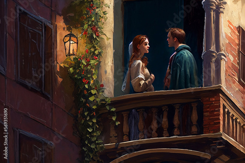 Nice Illustration of Romeo and juliet
