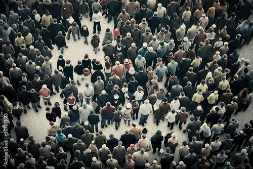 A Sea of People Without Identities - Generative AI