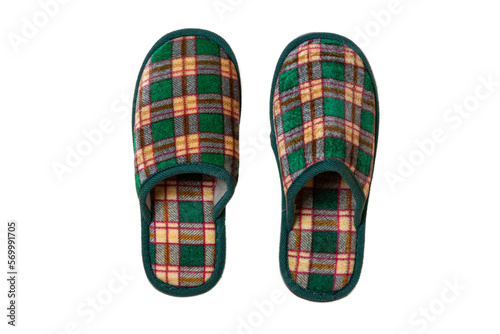 checkered slippers 