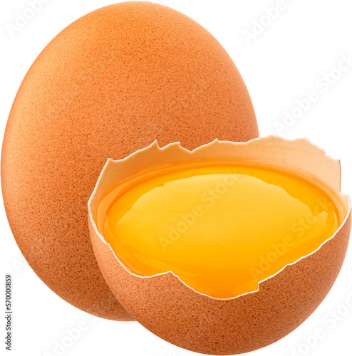 Egg isolated