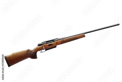 hunting rifle transparent