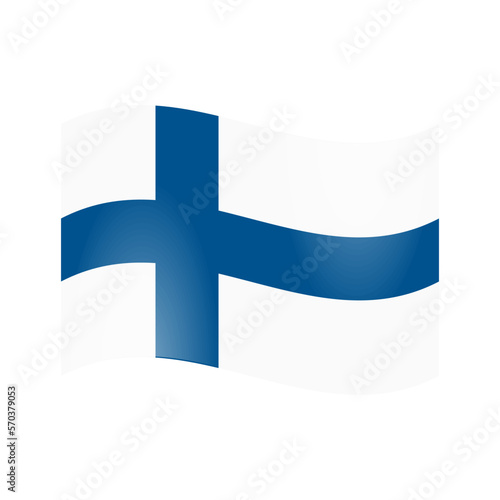 The national graphics flag of Finland