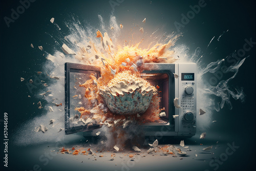 explosion microwave genarative AI