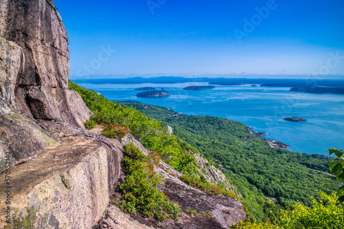 The Precipice Trail in Acadia National Park, Maine