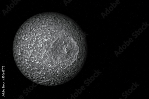 Mimas, the moon of Saturn - Solar System