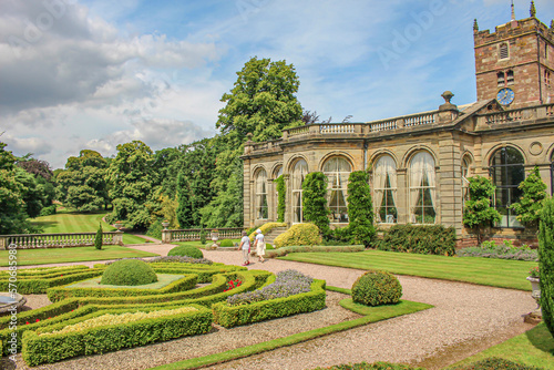 Staffordshire - Weston Park.Opulent 17th-century mansion with fine art, Capability Brown landscaping, restaurant and cafe.Weston Park,UK,June 28 2019