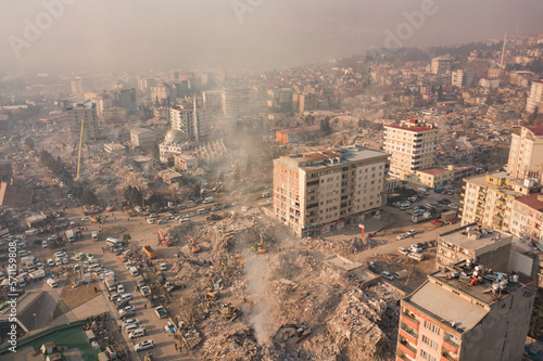 Turkey Earthquake Debris Kahramanmaras City