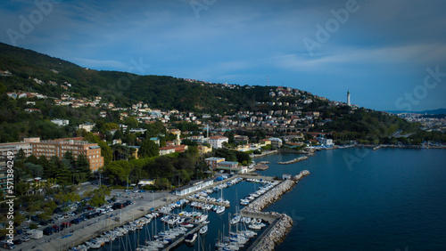 Seaside old town Trieste, Boats and Yachts