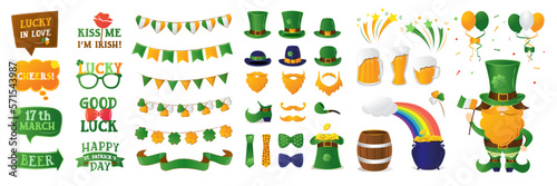 St. Patrick's Day vector design elements icon