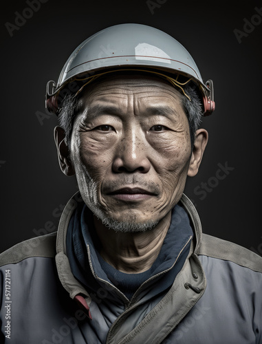 Chinese Worker Portrait-Employee-Worker 