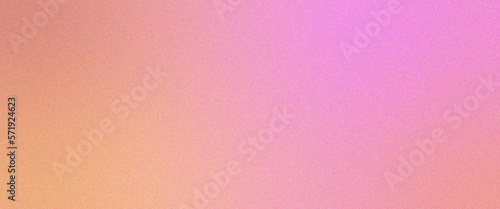 Abstract pink orange gradient with grain noise texture illustration.