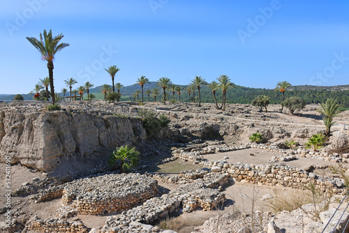 archaeology excavations in the Tel Megido ancient settlement in Israel, a place where, according to legend, there should be a decisive battle between good and evil - Armageddon