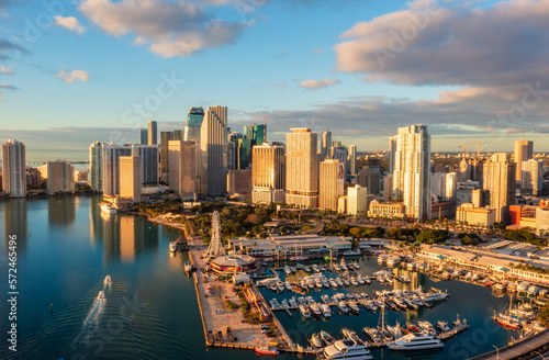 Downtown Miami from Aeir