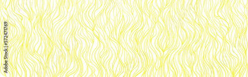 Chaos pattern. Wavy background. Hand drawn waves. Seamless wallpaper on horizontally surface. Stripe texture with many lines. Print for banners, flyers or posters. Line art