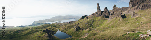 Panorama am Old Man Of Storr auf der Isle of Skye in Schottland