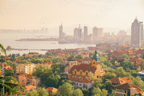 panorama of Qingdao China