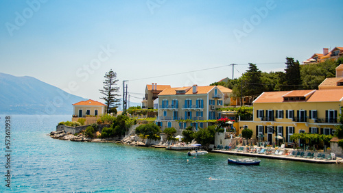 Small Greek Town on the Kefalonia Island