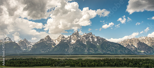 clouds over the Tetons
