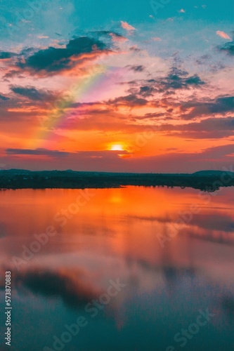 Sunset & Rainbow