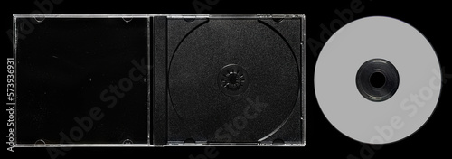 empty blank isolated cd and jewel case