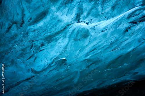 Amazing ice cave inside Vatnajökull glacier, Iceland