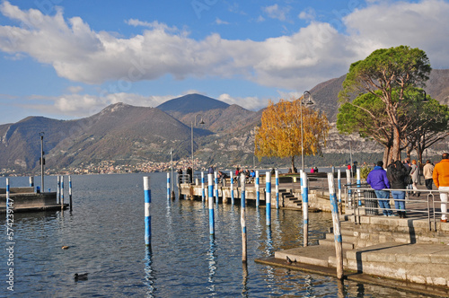 Autunno sul lungolago di Iseo, Franciacorta (Brescia) 