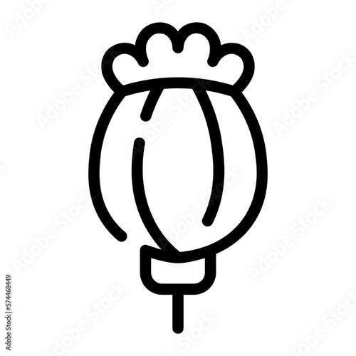 opium line icon