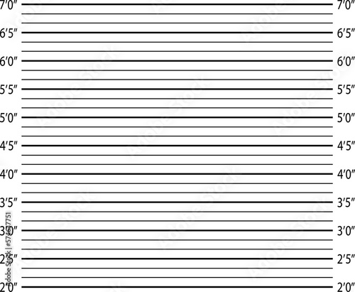 Police lineup or mugshot background. For photography of criminals and prisoners