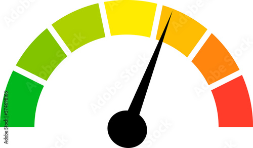 Speedometer gauge meter icons. Scale, level of performance. Speed indicator .Infographic of risk, gauge, score progress.