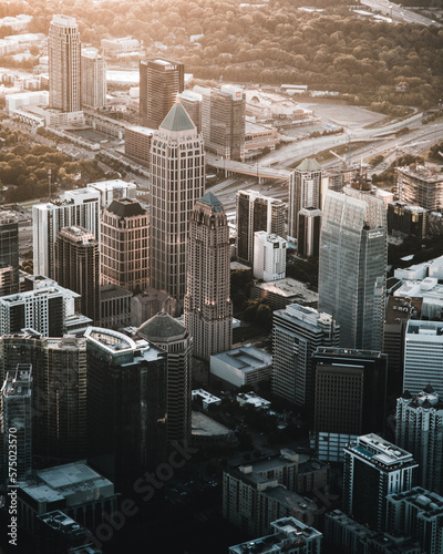 view of downtown city