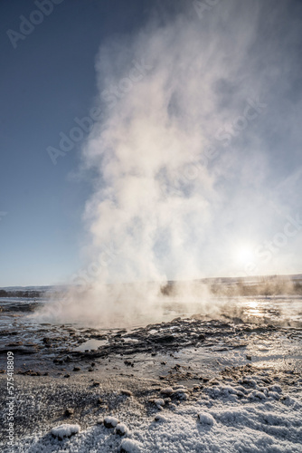 Geysir Iceland geyser eruption