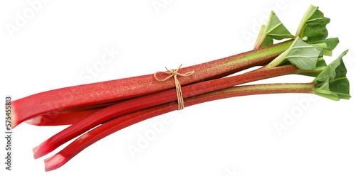 Fresh rhubarb