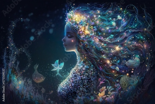 Enchanting Mermaid in Fairyland