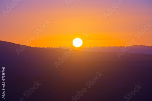 Sunrise at Umbria, Italy