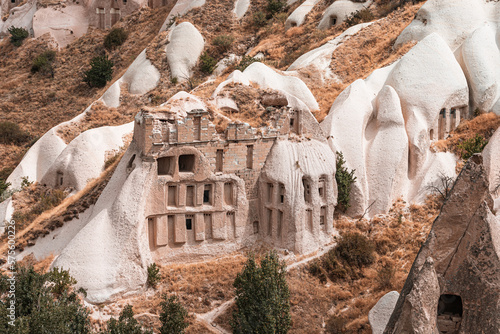 Cappadocia Pigeon Valley dovecotes closeup view