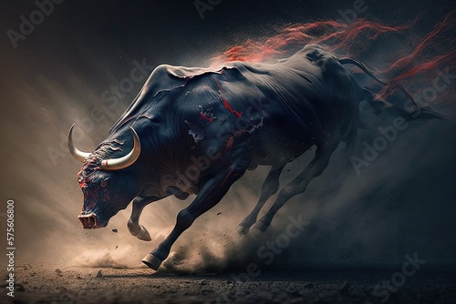 Stampede of Frenzied Fury - The Rampaging Red Bull Generative AI