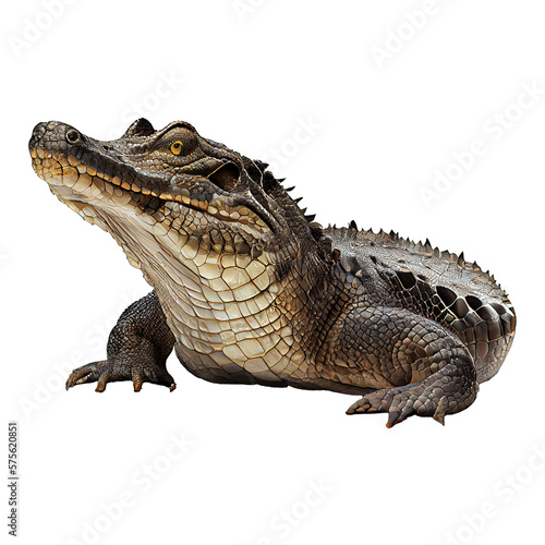 crocodile isolated on background