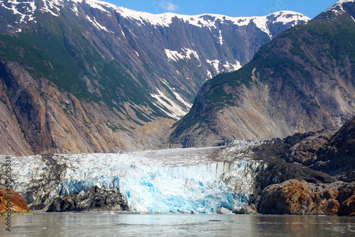 Alaska, Sawyer Glacier in the Tracy Arm Fjord in the Boundary Ranges of Alaska