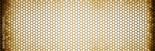 Gold carbon fiber background pattern. 3d rendering