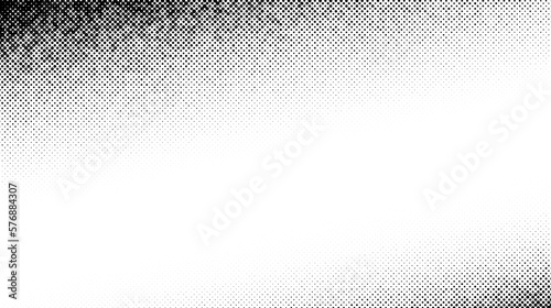 Halftone background frame. Comic halftone pop art texture. White and black abstract wallpaper. Retro noise vector backdrop