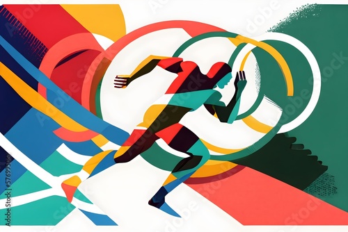 runner, man runner, running track, sportsman, olympic games, sport
